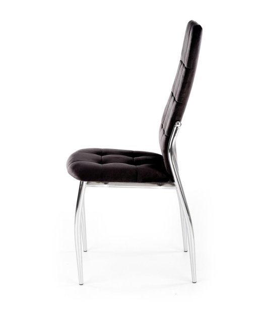 Jídelní židle JAMES — kov, látka, chrom / více barev - Barevné varianty židle JAMES: Modrá