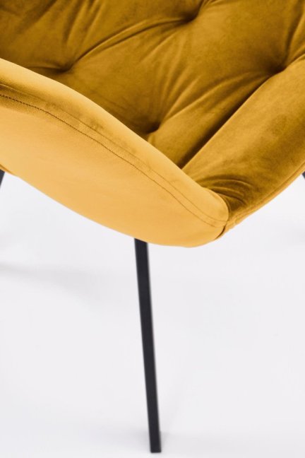 Jídelní otočná židle ROSITA — kov, látka, černá / více barev