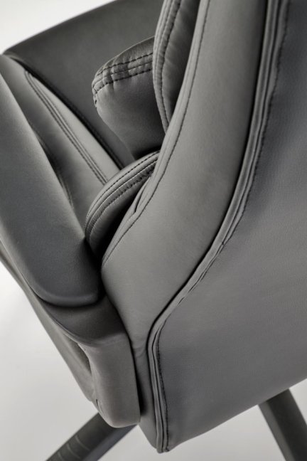 Kancelářské otočné křeslo MARIO — ekokůže, černá