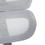 Kancelářská ergonomická židle PORTE — síťovina, šedá