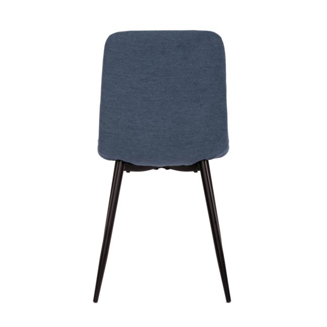 Jídelní židle LONA — kov, látka, černá / více barev - Barevné varianty židle LONA: Hnědá