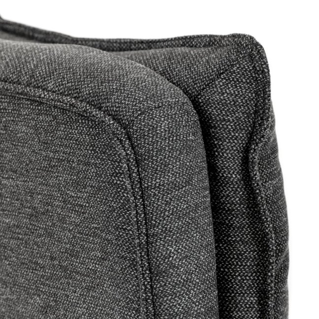 Kancelářské křeslo EBRO — látka, šedá