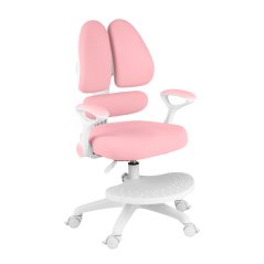 Dětská rostoucí židle Neoseat KIDDY TWO — látka, pratelný potah, růžová