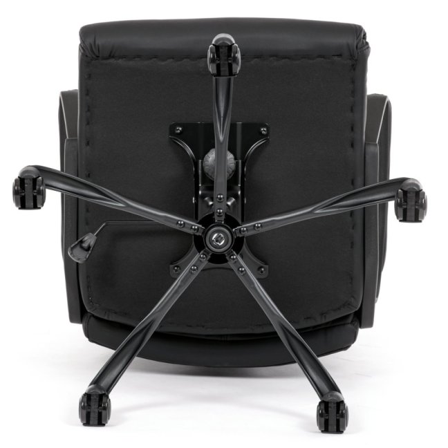 Kancelářské křeslo PEDRO — ekokůže, černá