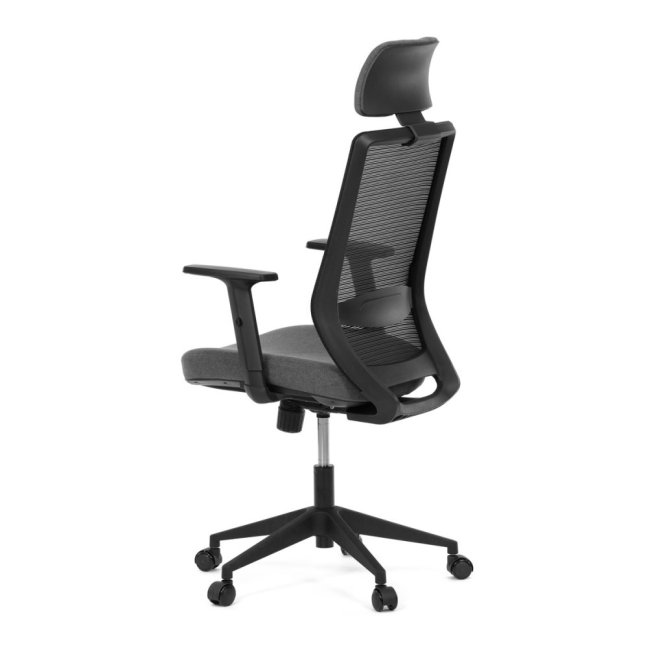 Kancelářská ergonomická židle SENA — látka, černá