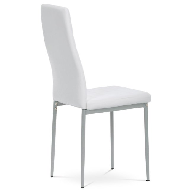 Jídelní židle RITA — kov, ekokůže, více barev - Barevné varianty židle RITA: Bílá