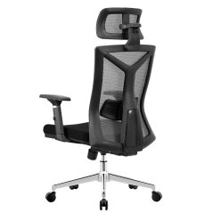 Kancelářská ergonomická židle Neoseat MARCO — látka, černá, nosnost 150 kg