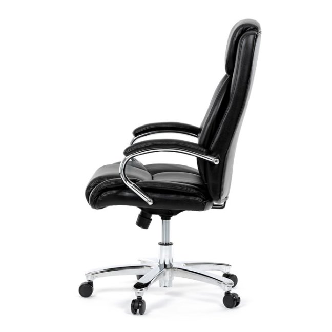 Kancelářské křeslo RYZAR — ekokůže, černá