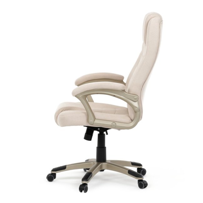 Kancelářské křeslo DEXTER — látka, béžová