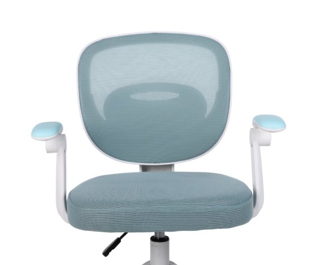 Dětská otočná židle Neoseat JUNI 008 s podnoží — látka, modrá