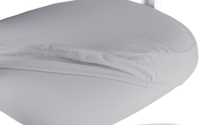 Dětská rostoucí židle Neoseat KIDDY FIVE — látka, pratelný potah, šedá