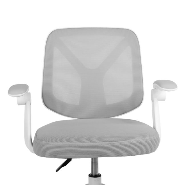 Dětská otočná židle Neoseat JUNI 010 s podnoží — látka, šedá