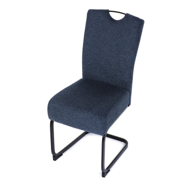 Jídelní židle MARLENE — kov, látka, více barev - Barevné varianty jídelní židle MARLENE: Šedá