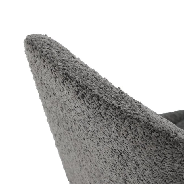 Jídelní židle TALISE — kov, látka, stříbrná / více barev