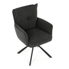 Jídelní otočné křeslo LAMIS — kov, manšestr, více barev