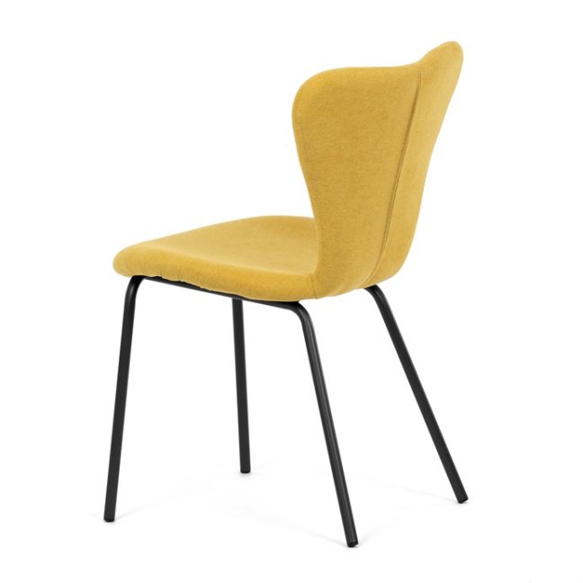 Jídelní židle JULES — kov, látka, více barev - Barevné varianty jídelní židle JULES: Světle šedá