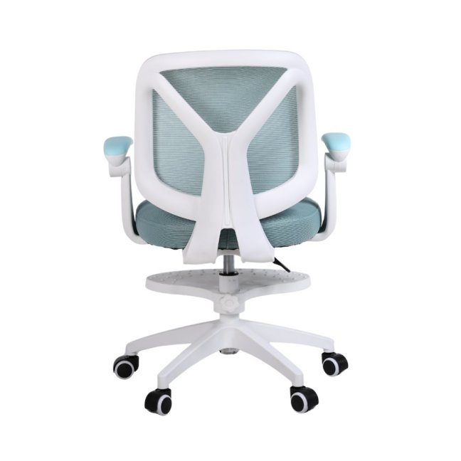 Dětská otočná židle Neoseat JUNI 010 s podnoží — látka, modrá