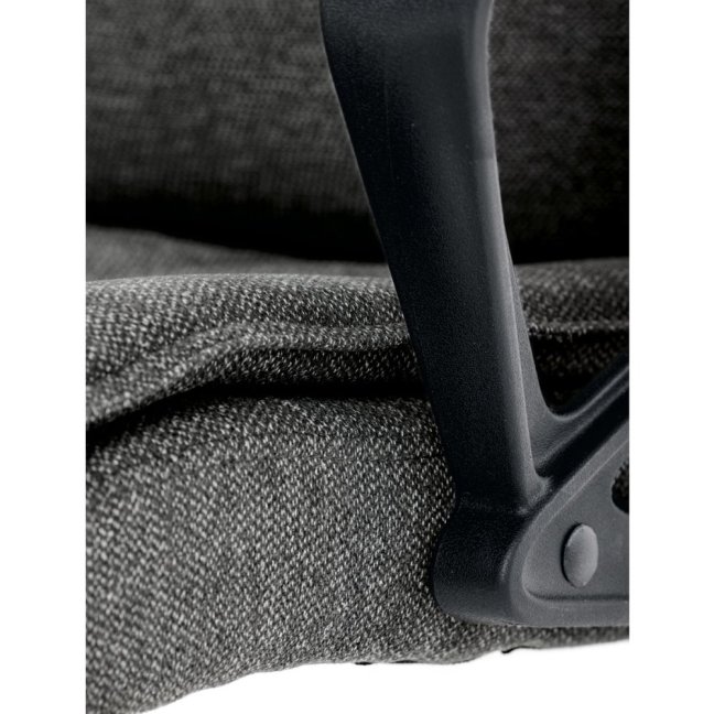 Kancelářské křeslo EBRO — látka, šedá