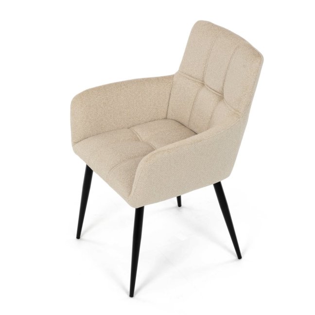 Jídelní křeslo LYON — kov, látka, více barev - Barevné varianty jídelního křesla LYON: Tmavě šedá