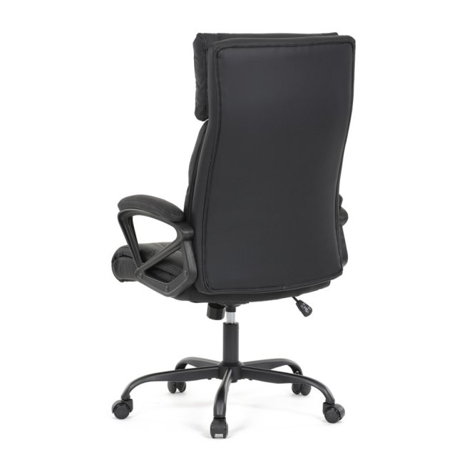 Kancelářské křeslo PEDRO — ekokůže, černá