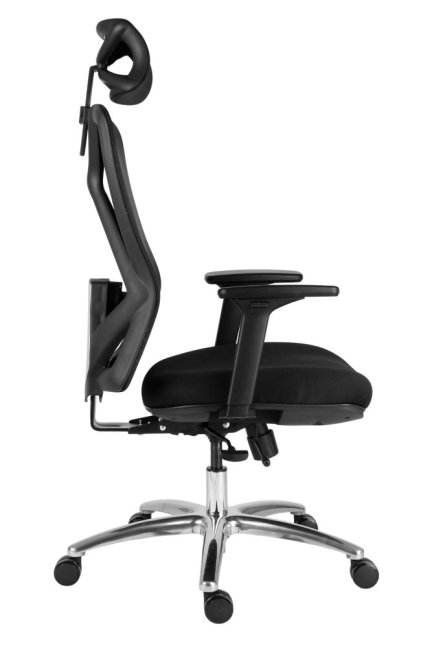 Kancelářská ergonomická židle Neoseat VIBE — černá, nosnost 150 kg