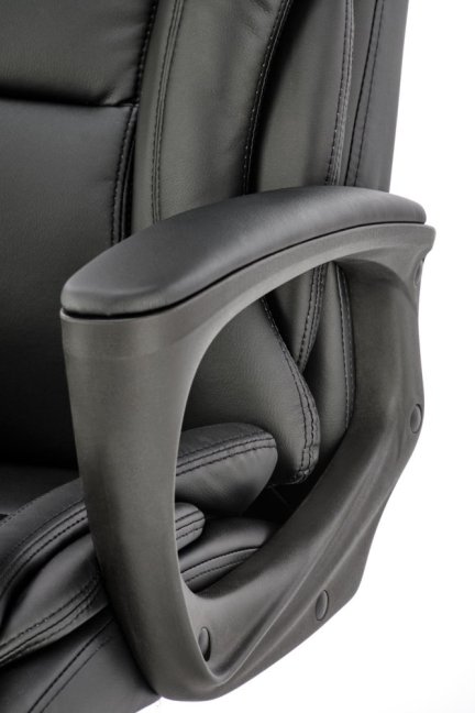 Kancelářské otočné křeslo MARIO — ekokůže, černá