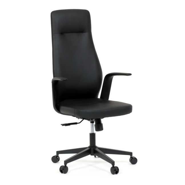 Kancelářské křeslo ERVIN — ekokůže, černá