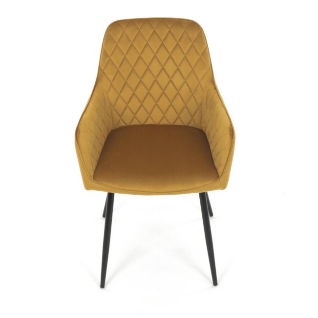 Jídelní křeslo CINDY — samet, černá / více barev - Barevné varianty židle CINDY: Modrá