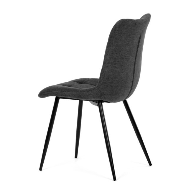 Jídelní židle MONDE — kov, látka, více barev - Barevné varianty jídelní židle MONDE: Stříbrná