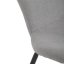 Jídelní židle JULES — kov, látka, více barev - Barevné varianty jídelní židle JULES: Světle šedá