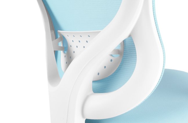 Dětská rostoucí židle Neoseat JUNI 007 — látka, pratelný potah, modrá