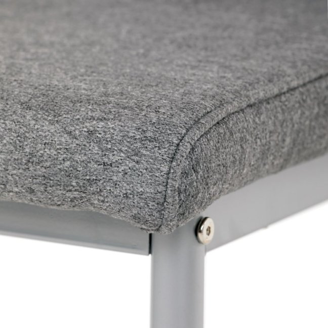 Jídelní židle MAUS — kov, látka, více barev - Barevné varianty jídelní židle MAUS: Krémová