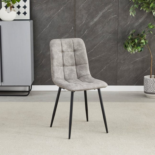 Jídelní židle THEO III — kov, látka vintage, více barev - Barevné varianty židle THEO III: Černá