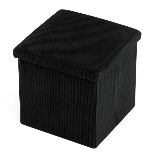 Taburet ADONIS s úložným prostorem — manšestr, více barev