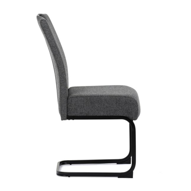 Jídelní židle MARLENE — kov, látka, více barev - Barevné varianty jídelní židle MARLENE: Šedá