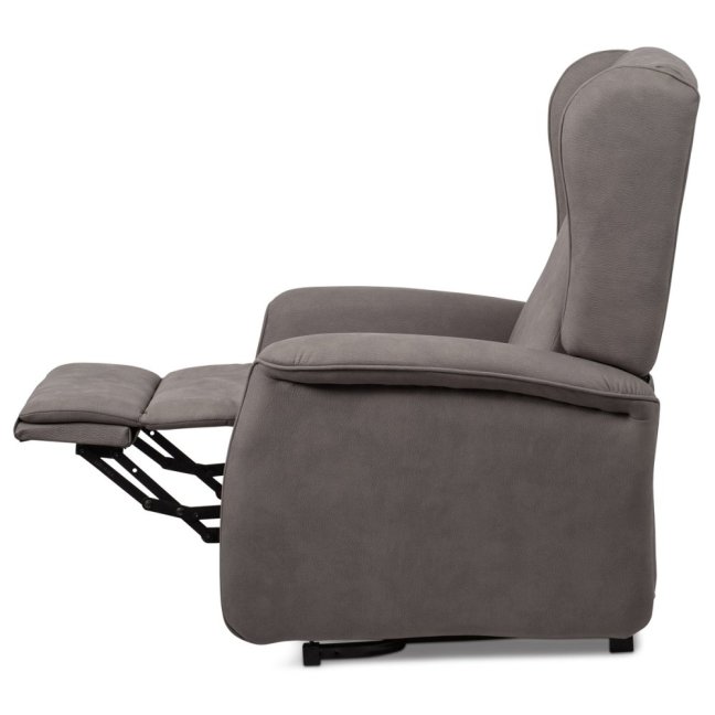 Relaxační křeslo ušák TELMAR s elektrickým polohováním — 2 motory, látka, béžová