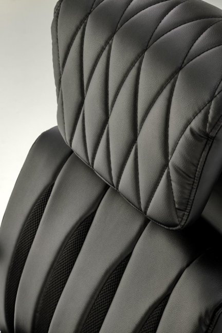 Kancelářské křeslo ROMANO — ekokůže, látka, černá