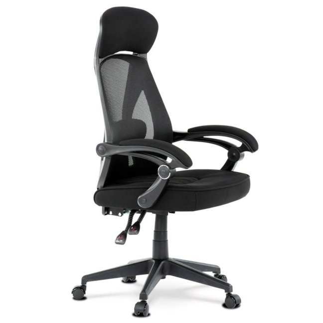 Kancelářské křeslo RUPERT — síť / látka, černá