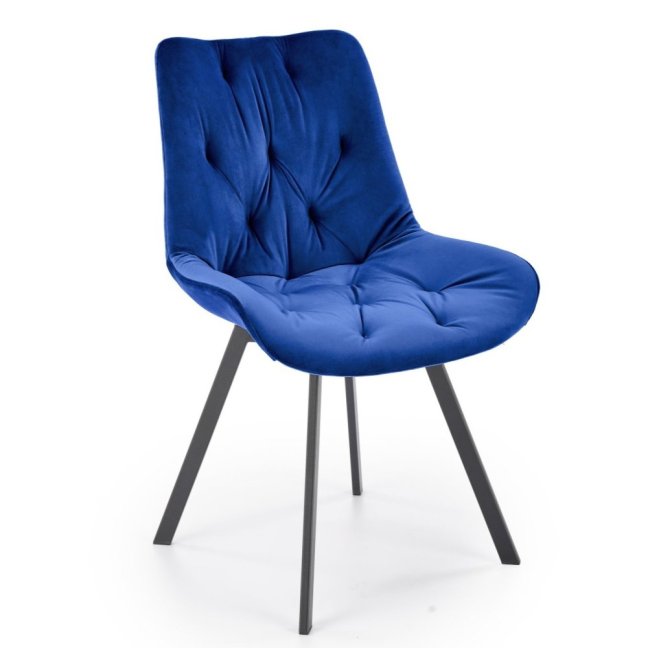 Jídelní otočná židle ROSITA — kov, látka, černá / více barev