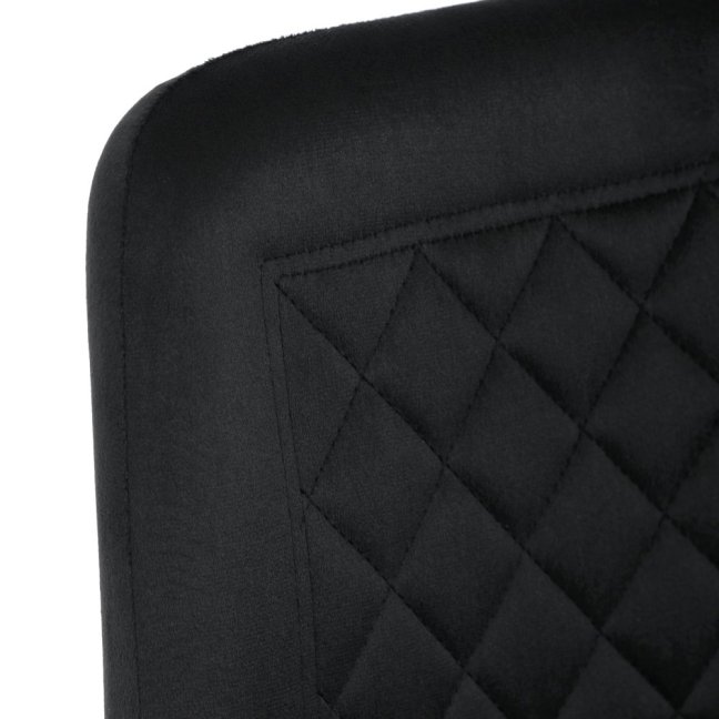 Jídelní židle PAIGE — kov, samet, více barev - Barevné varianty jídelní židle PAIGE: Černá