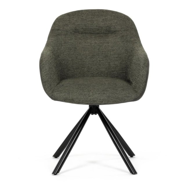 Jídelní otočné křeslo HILARY — kov, látka, šedá / více barev - Barevné varianty jídelního křesla HILARY: Šedá