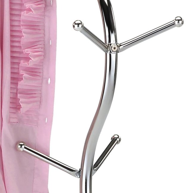 Stojanový věšák JUNIPER — kov, chrom