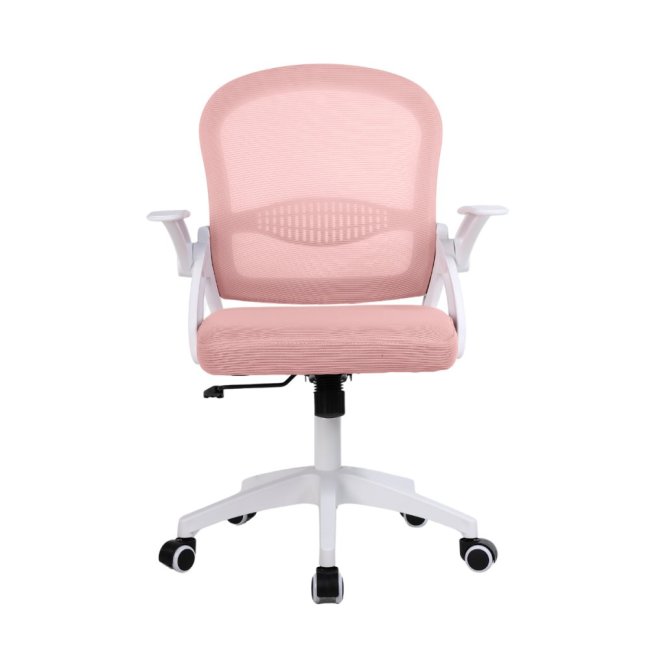 Dětská otočná židle Neoseat JUNI 011 — látka, růžová