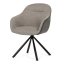 Jídelní otočné křeslo HILARY — kov, látka, šedá / více barev - Barevné varianty jídelního křesla HILARY: Béžová