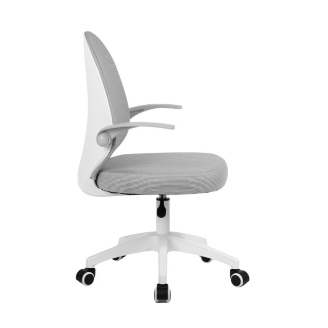 Dětská otočná židle Neoseat JUNI 012 — látka, šedá