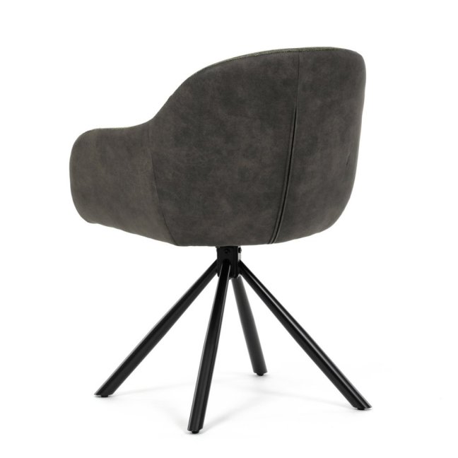 Jídelní otočné křeslo HILARY — kov, látka, šedá / více barev - Barevné varianty jídelního křesla HILARY: Šedá