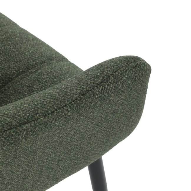 Jídelní křeslo LYON — kov, látka, více barev - Barevné varianty jídelního křesla LYON: Tmavě šedá