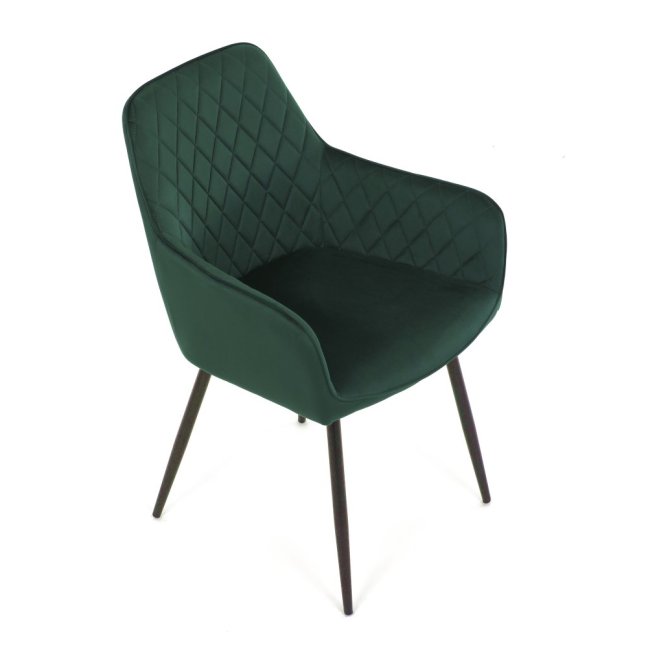 Jídelní křeslo CINDY — samet, černá / více barev - Barevné varianty židle CINDY: Modrá