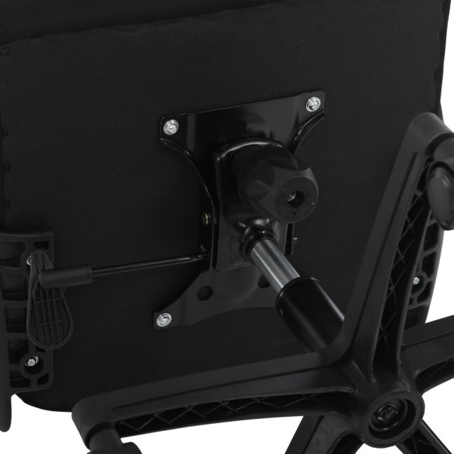 Kancelářská otočná židle NERO — látka, černá