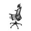 Kancelářská ergonomická židle SENA — látka, černá / šedá